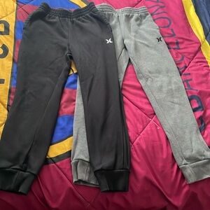 Two Hurley Joggers pants! M size amazing for kids